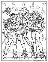 28 Monster High Coloring Pages Free PDF Printables sketch template