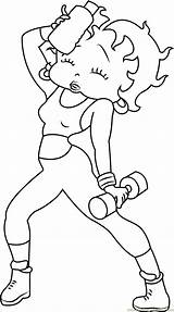 Fitness Coloring Sheets Pages sketch template