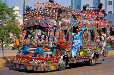 City Bus | Bus art, Truck art, Truck art pakistan