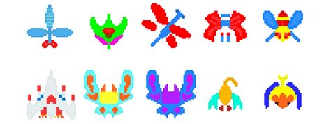 Galaga Sprites