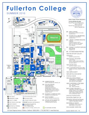 Fullerton College Map: Complete with ease | airSlate SignNow