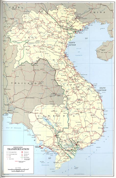 Map indochina cities