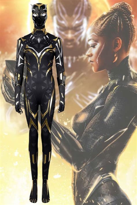 Black Panther: Wakanda Forever 2022 Female Black Panther Shuri Cosplay ...