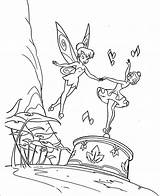 Tinkerbell Happy Birthday Coloring Pages sketch template