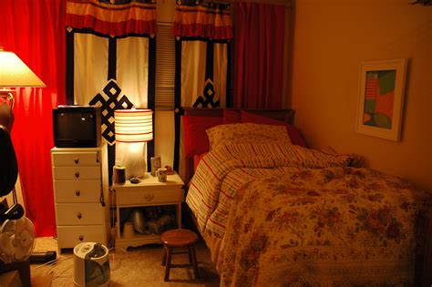 My bedroom just how it is, little twin bed, Tibetan Door c… | Flickr