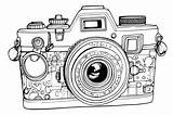 Camera Coloring Page Drawing For Kids Graphic By MyCreativeLife  sketch template