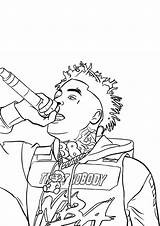 Nba Young Boy Rapper Coloring Pages sketch template