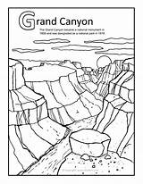 Grand Canyon Coloring Page sketch template
