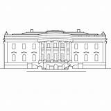 White House Coloring Pages  Free Printable For Kids sketch template