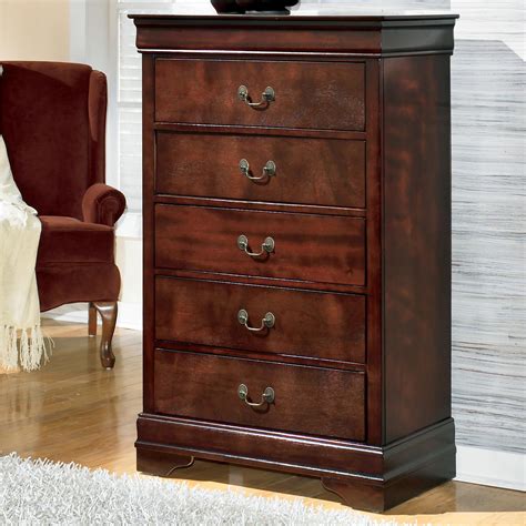 Ashley Signature Design Alisdair 1273215 Traditional Chest with 5 ...