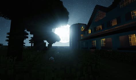 Minecraft Shaders Night