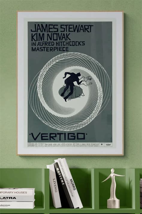 Vertigo Movie Vintage Poster – Black and White Printable Artwork ...