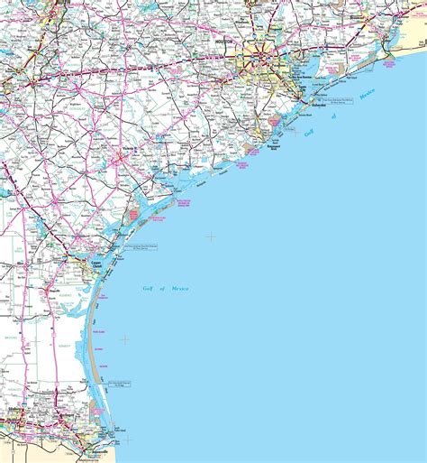 Map Of Texas Coast - Map Of South Texas | Printable Maps