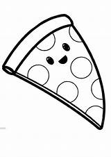 Coloring Pages  Easy Pizza For Kids sketch template