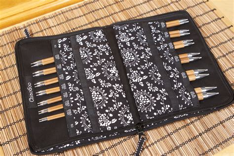 ChiaoGoo SPIN Bamboo Complete Interchangeable Knitting Needle Set ...