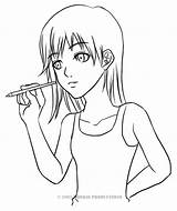 Kingdom Hearts Namine Drawing Sketch Coloring Page sketch template