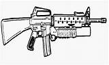 Guns Coloring Pages  Learny Kids sketch template