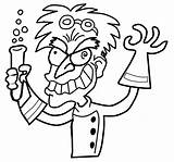 Mad Scientist Coloring Page At GetColoringscom  Free Printable sketch template