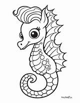 Coloring Seahorse Pages Adults Mandala Animal Colouring Printable Sea  sketch template