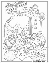 Free DESSERTS Coloring Pages For Download Printable PDF sketch template