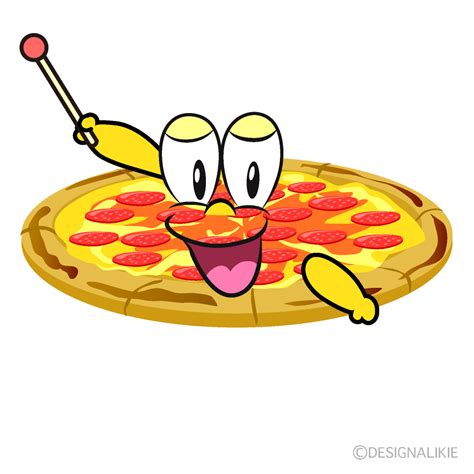 Free Speaking Pepperoni Pizza Cartoon Clipart Image | Charatoon