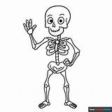 Skeleton Coloring Sheet Printable sketch template