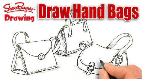 How to draw handbags! - YouTube