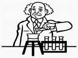 Scientist Coloring Pages To Print  Fresh Coloring sketch template