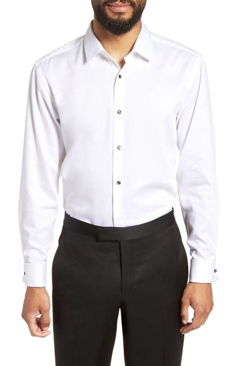 BOSS Jasper Slim Fit Tuxedo Shirt | Nordstrom