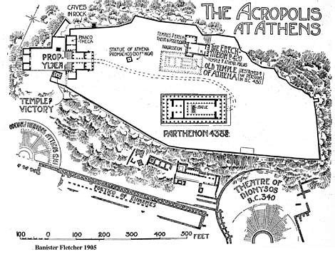 Acropolis: plan | Date: 400 BCE Current location: Athens, Gr… | Flickr