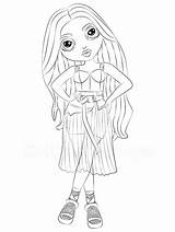 Rainbow High Coloring Pages  Free Printable For Kids sketch template