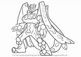 Zygarde P Pokemon Generation 7 Coloring Page Printable  Home sketch template