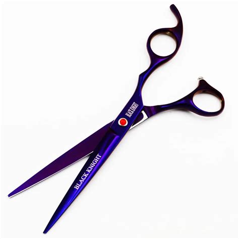 BLACK KNIGHT Professional 7 inch hair scissors Barber Hairdressing ...