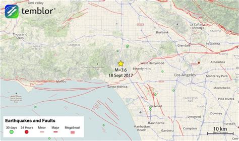 los-angeles-earthquake-map - Temblor.net