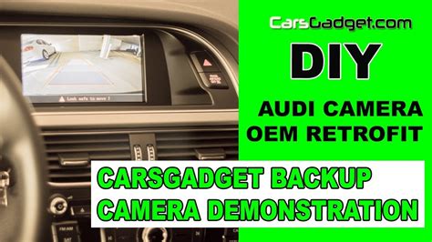 AFTERMARKET BACK UP CAMERA SYSTEM FOR AUDI by CarsGadget Rear & Front View Camera Interface ...