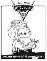 Cars 2 Movie Not Chuck Disney Coloring Page  Free Printable Pages sketch template