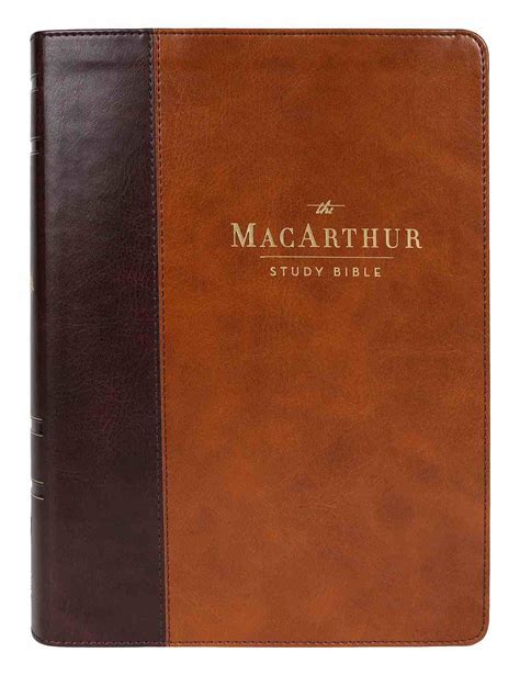 ESV Macarthur Study Bible 2nd Edition Brown Thumb Indexed (Black Letter Edition) by John ...