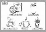 Drink Coloring Pages sketch template