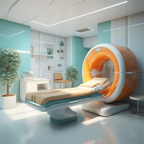 Premium AI Image | an mri machine is in a hospital room