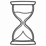 Hourglass Illustration Outline coloring book Page Line Art Drawing  sketch template