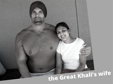 The Great Khali's Wife : Name, Age, Images - India Darpan