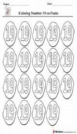 30 Number 19 Coloring Pages  Free Printable sketch template