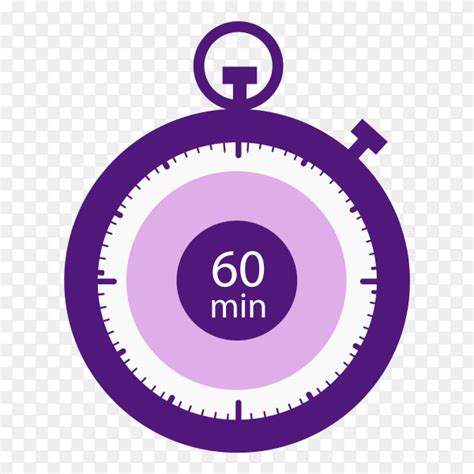 Stopwatch icon 60 minutes vector PNG - Similar PNG