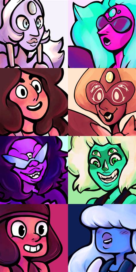 Steven Universe - Fusion Gems by iSheep-0G2 on DeviantArt