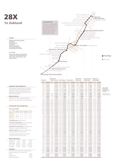 Bus Schedule Redesign on Behance