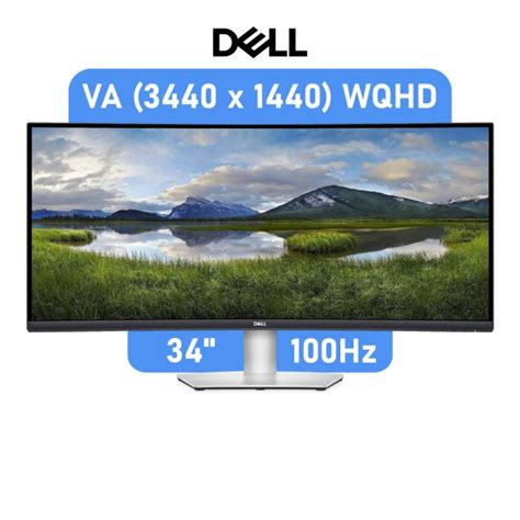 Dell S Series S3422DW 34" VA WQHD 100Hz 210-AXKZ Curved Office