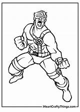 Coloring Pages For Superheroes sketch template