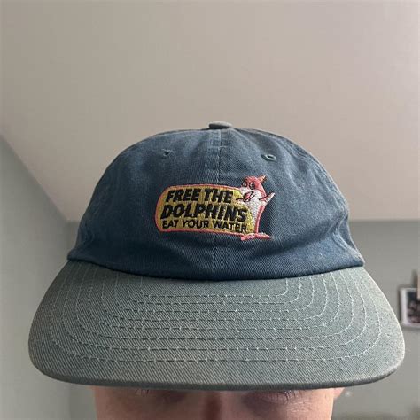 eat your water camp cap 6 panel hat. fits higher on... - Depop