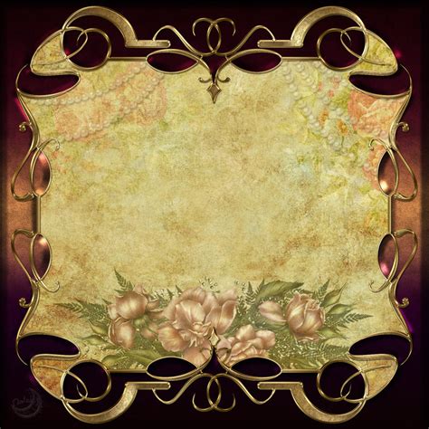 Vintage Frame Decoration Free PPT Backgrounds for your PowerPoint Templates