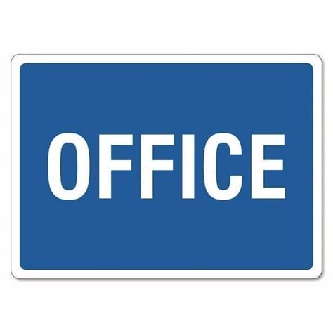 Office Sign Template